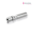 Mystim Double Dan bipolär E-Stim-dildo i aluminium 15,5 cm