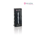 Mystim Double Dan bipolär E-Stim-dildo i aluminium 15,5 cm