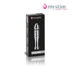 Mystim Funky Fella bipolär E-Stim-dildo i aluminium 13 cm