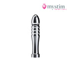 Mystim Funky Fella bipolär E-Stim-dildo i aluminium 13 cm
