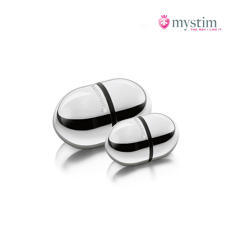 Mystim Egg-cellent Egon E-Stim-kärleksägg i medicinsk aluminium