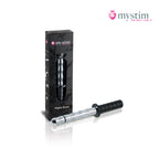 Mystim Mighty Merlin bipolär E-Stim-dildo i aluminium 25 cm