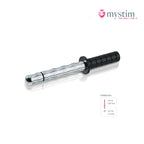 Mystim Mighty Merlin bipolär E-Stim-dildo i aluminium 25 cm