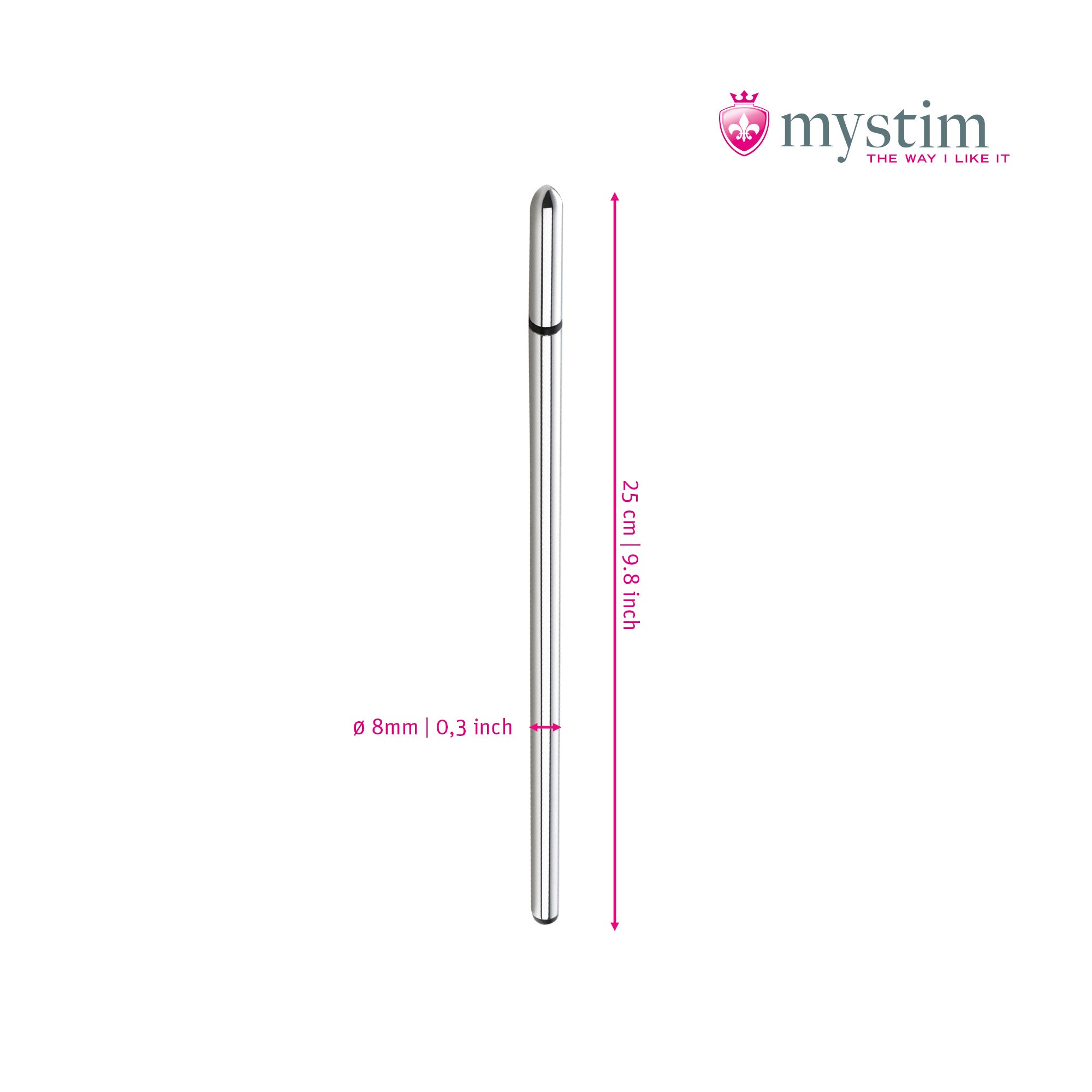 Mystim Tunn Finn – Premium elektrisk stimulering Vibrator för elekt...