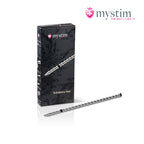 Mystim Tickleberry Finn bipolär E-Stim-dilator i medicinsk aluminium