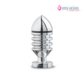 Mystim Hector Helix S E-Stim analplugg i aluminium