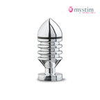 Mystim Hector Helix S E-Stim analplugg i aluminium