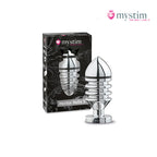 Mystim Hector Helix S E-Stim analplugg i aluminium