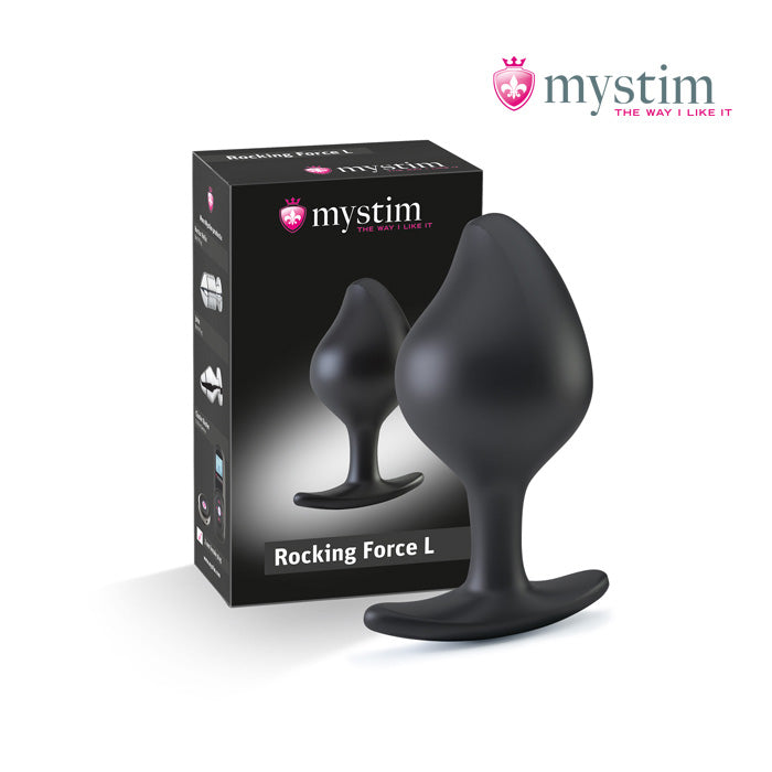 Mystim Rocking Force E-Stim analplugg i silikon