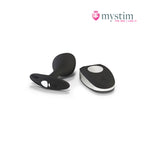 Mystim Rocking Vibes E-Stim-buttplugg med vibration och fjärrkontroll