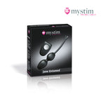 Mystim Jane Untamed E-Stim-geishakulor med vibration och fjärrkontroll