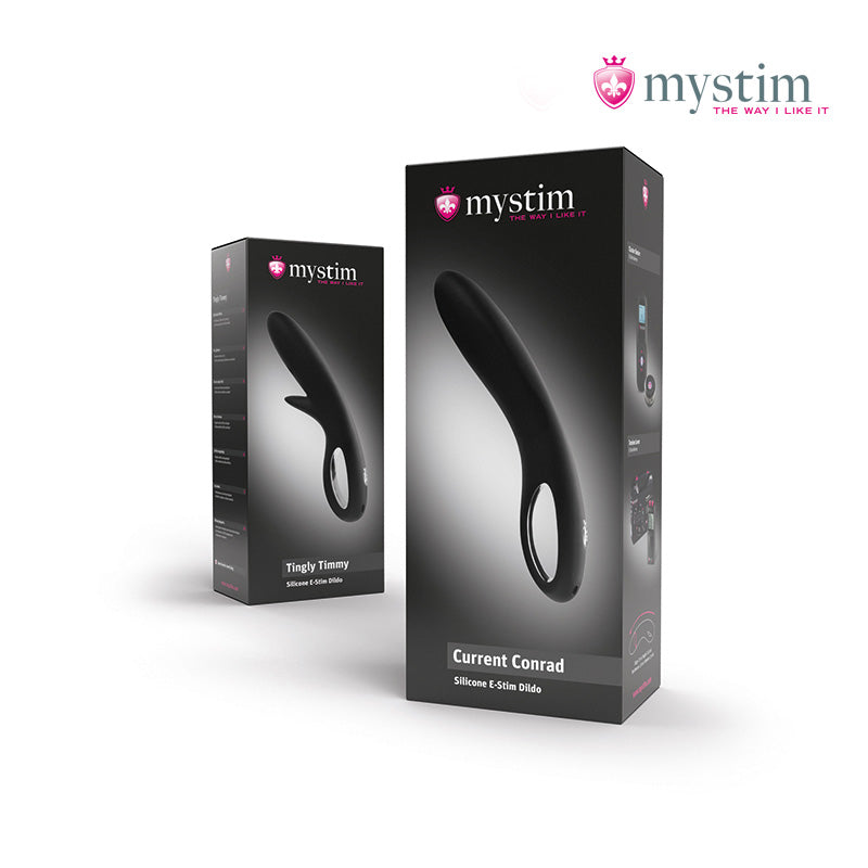 Mystim current conrad estim dildo sexy black