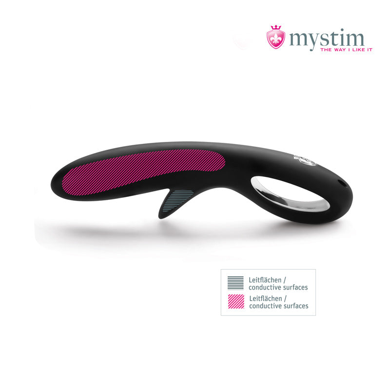 Mystim Tingly Timmy E-Stim dildo i silikon