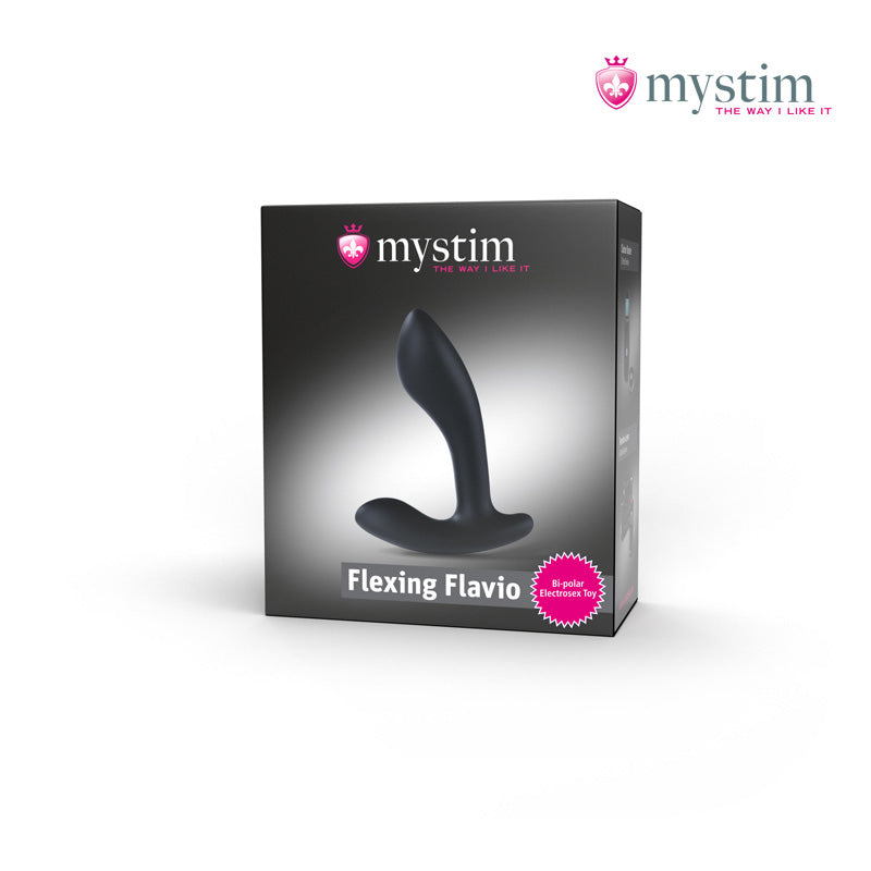 Mystim Flexing Flavio bipolär E-Stim-prostatastimulator i silikon