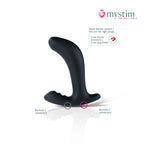 Mystim Twisting Tom quattropolar E-Stim-prostatastimulator i silikon