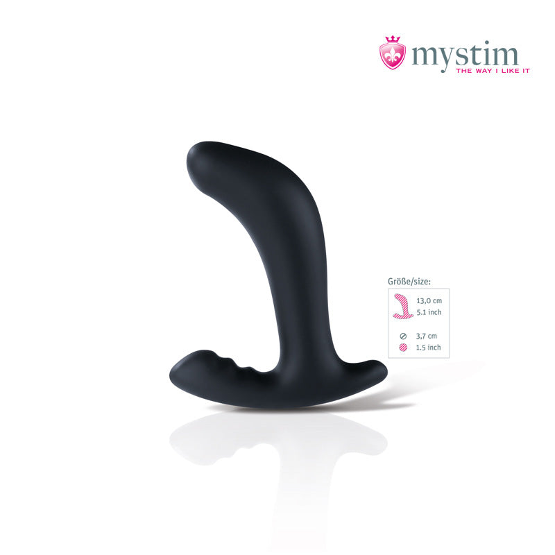 Mystim Twisting Tom quattropolar E-Stim-prostatastimulator i silikon