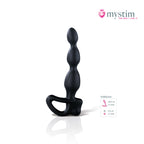 Mystim Big Bend-it! bipolär E-Stim-prostatastimulator i silikon