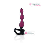 Mystim Big Bend-it! bipolär E-Stim-prostatastimulator i silikon