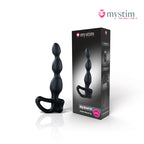 Mystim Big Bend-it! bipolär E-Stim-prostatastimulator i silikon