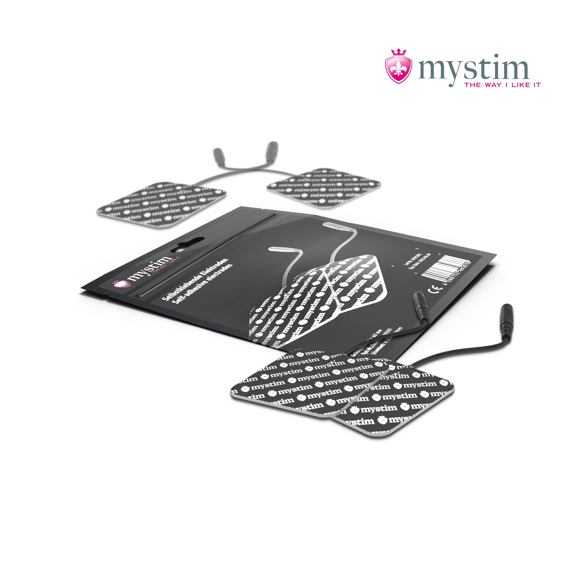 Självhäftande elektroder, set om 4