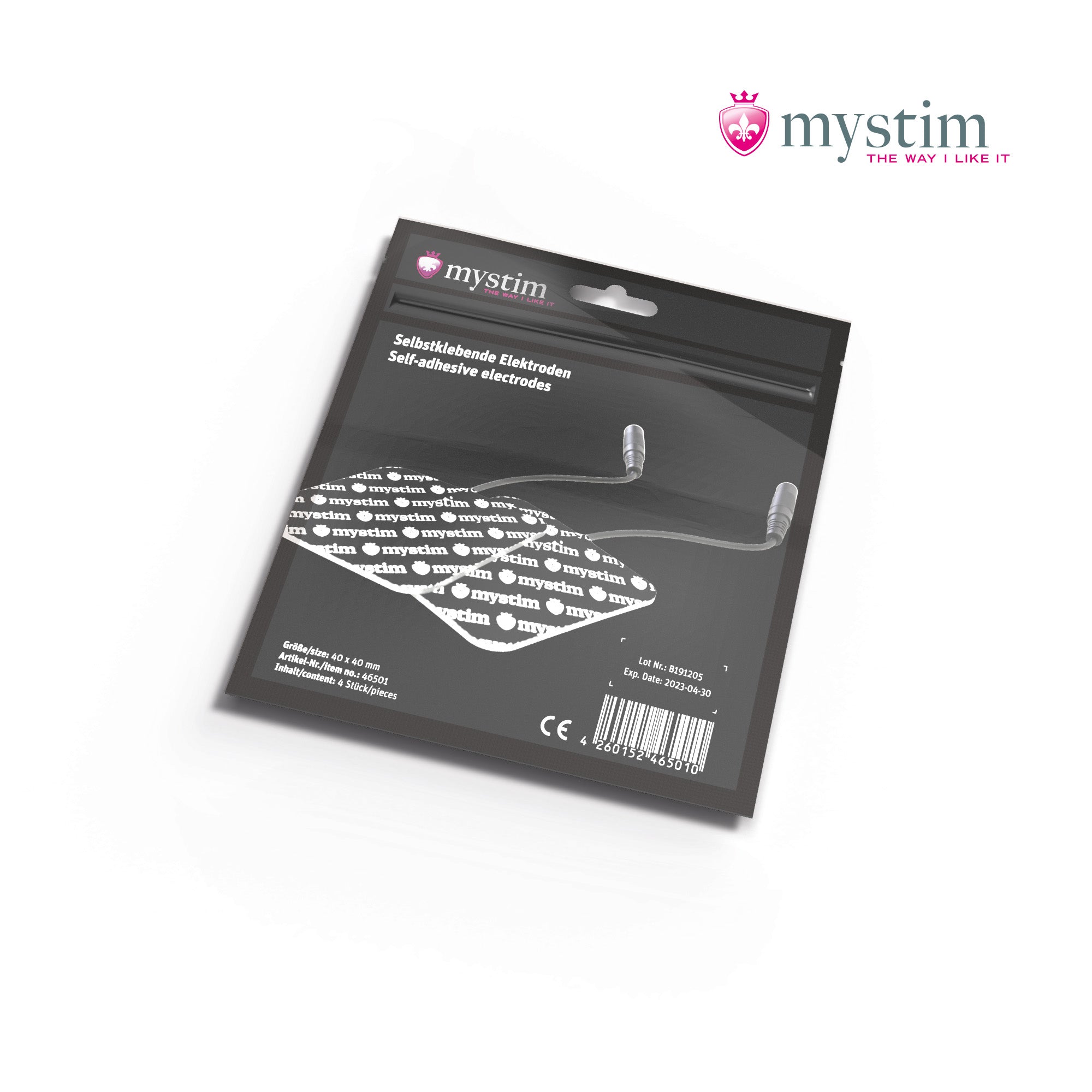 Självhäftande elektroder, set om 4