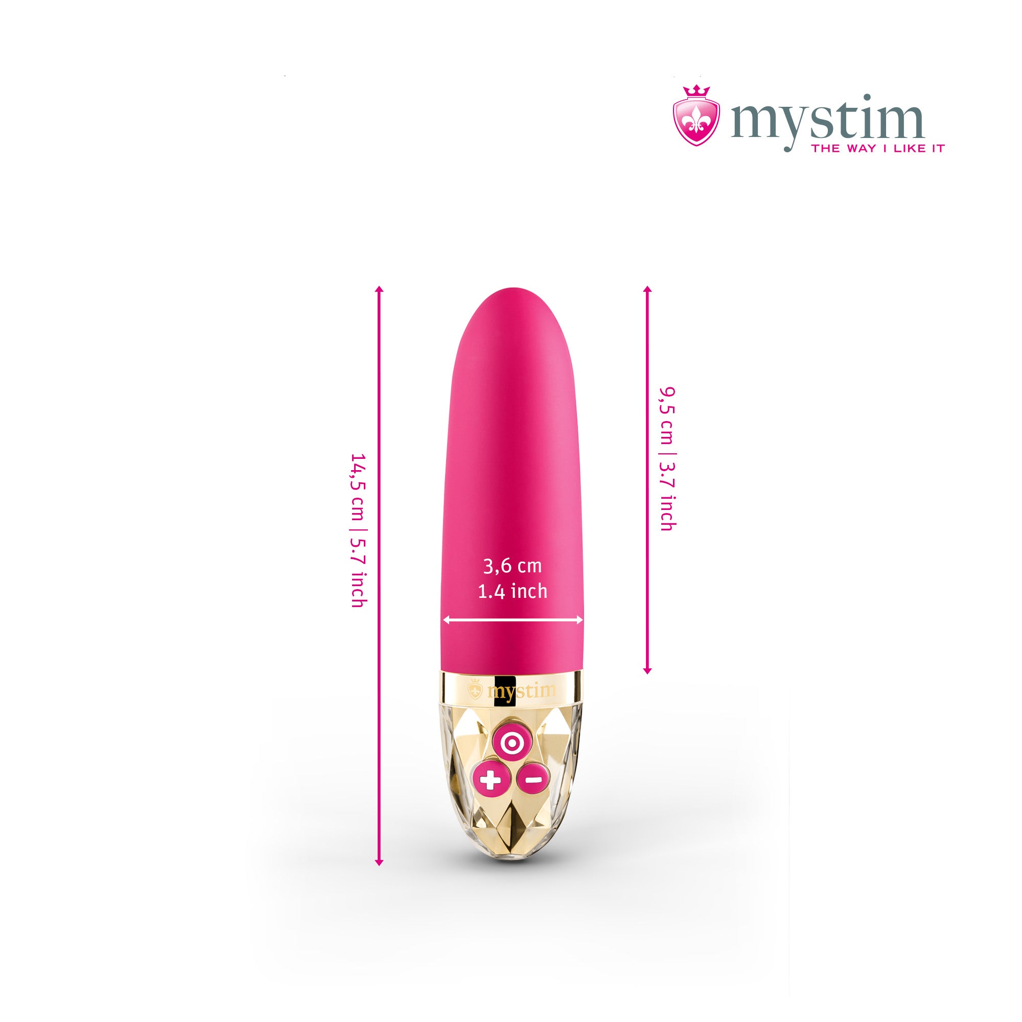 sleak freak tyst kraftfull och vattentat vibrator i premiumkvalitet