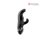 Mystim Hop Hop Bob Black E-Stim-kaninvibrator med dubbel stimulering