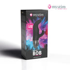 Mystim Hop Hop Bob Black E-Stim-kaninvibrator med dubbel stimulering