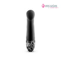Mystim Right On Ron Black E-Stim-vibrator för G-punktsstimulering