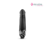 Mystim Real Deal Neal Black E-Stim-vibrator med vibration och bäckenbottenträning