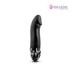 Mystim Real Deal Neal Black E-Stim-vibrator med vibration och bäckenbottenträning