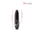 Mystim Sleak Freak Black E-Stim-vibrator med vibration och bäckenbottenträning
