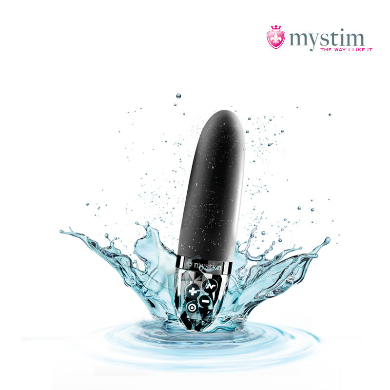 Mystim Sleak Freak Black E-Stim-vibrator med vibration och bäckenbottenträning