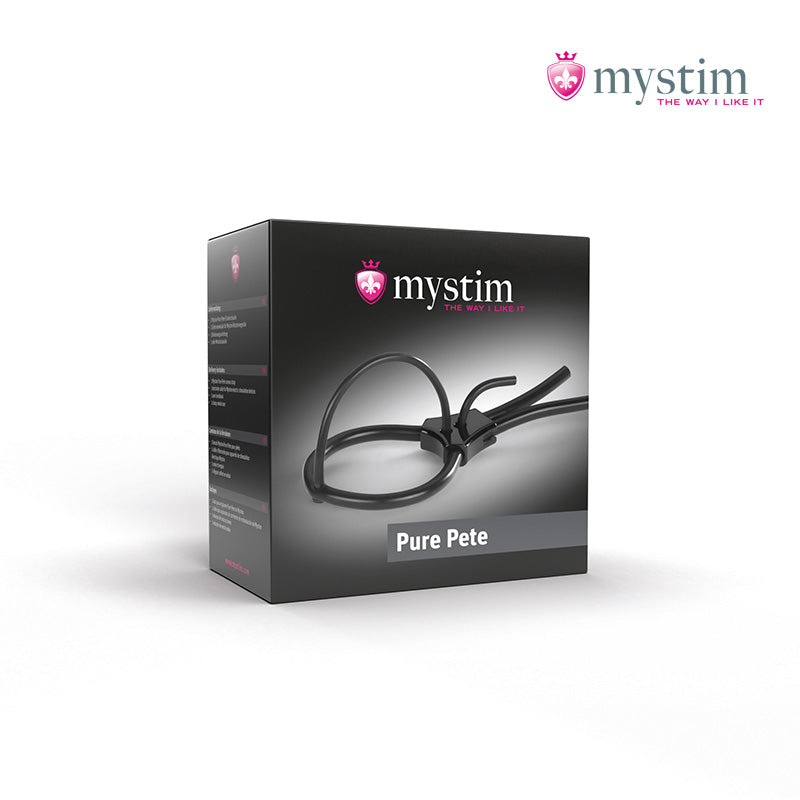 Mystim Pure Pete bipolär E-Stim-glansögla i medicinskt silikon