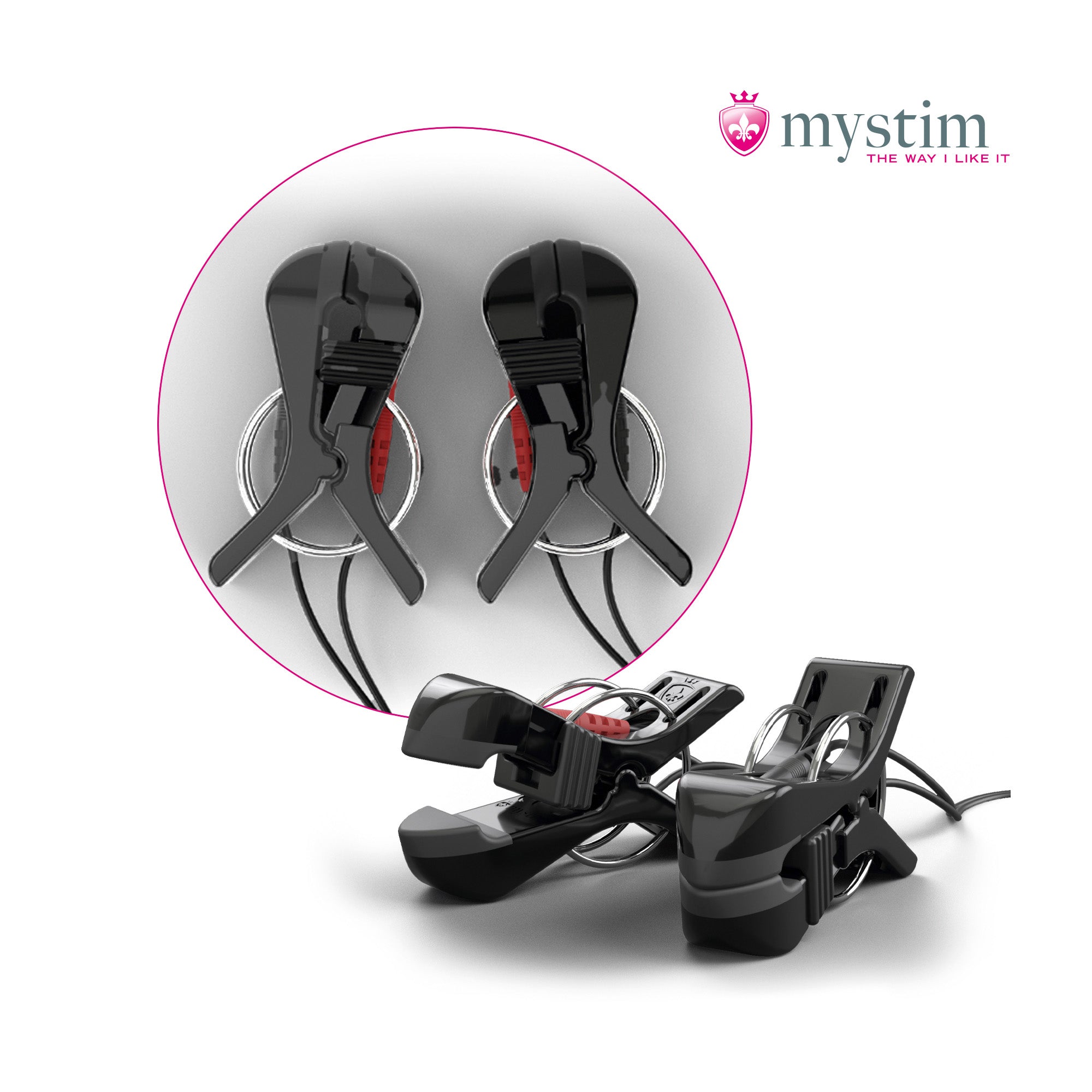 Justerbart klämset med ledande design – Mystim Barry Bite