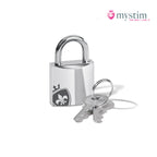 Mystim Pubic Enemy No. 2 E-Stim-kyskhetsbur med justerbar passform