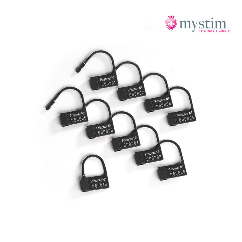 Mystim Pubic Enemy No. 2 E-Stim-kyskhetsbur med justerbar passform