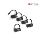 Mystim Pubic Enemy No. 2 E-Stim-kyskhetsbur med justerbar passform