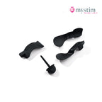 Mystim Pubic Enemy No. 2 E-Stim-kyskhetsbur med justerbar passform