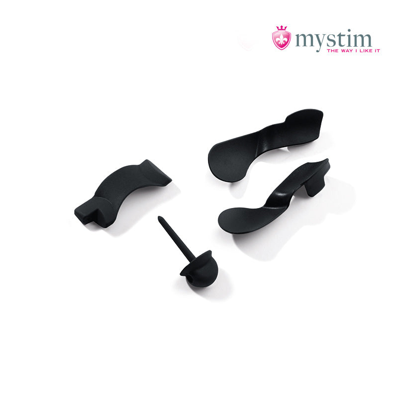 Mystim Pubic Enemy No. 2 E-Stim-kyskhetsbur med justerbar passform