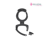 Mystim Pubic Enemy No. 3 E-Stim-kyskhetsbur med justerbar passform