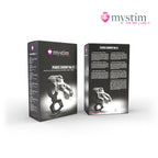 Mystim Pubic Enemy No. 3 E-Stim-kyskhetsbur med justerbar passform