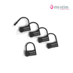 Mystim Pubic Enemy No. 3 E-Stim-kyskhetsbur med justerbar passform
