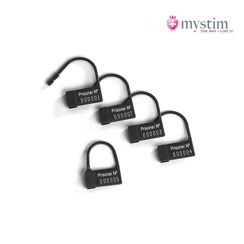 Mystim Pubic Enemy No. 3 E-Stim-kyskhetsbur med justerbar passform