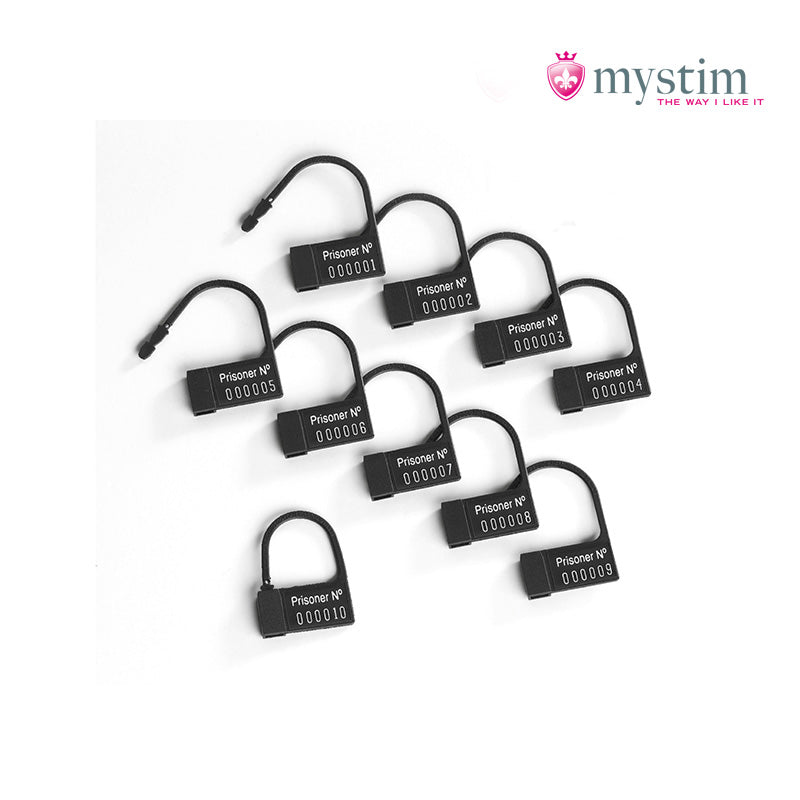 Mystim Pubic Enemy No. 3 E-Stim-kyskhetsbur med justerbar passform