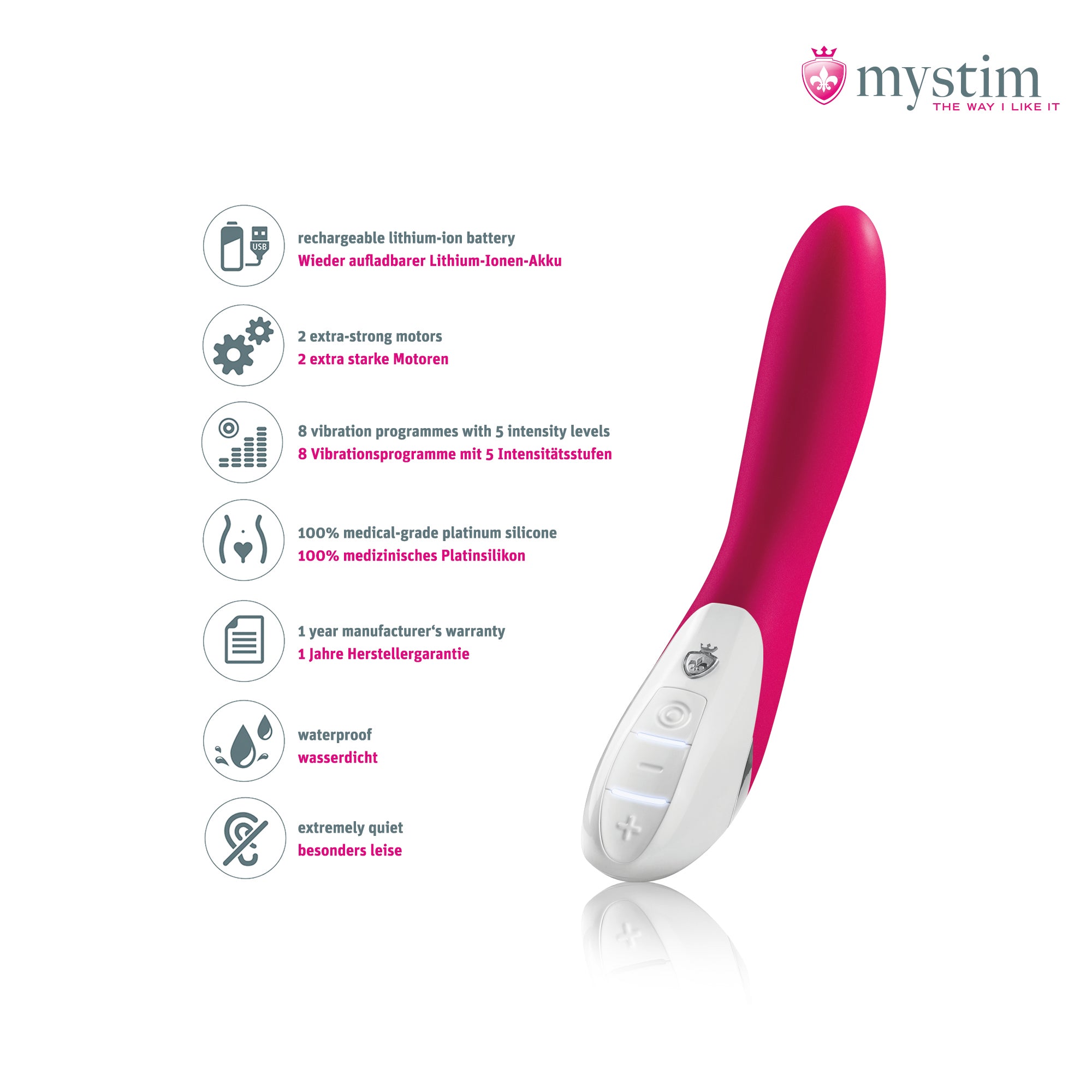 elegant eric premium e stim dildo