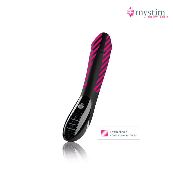 Mystim Tickling Truman E-Stim-vibrator med dubbelmotor och bäckenbottenträning