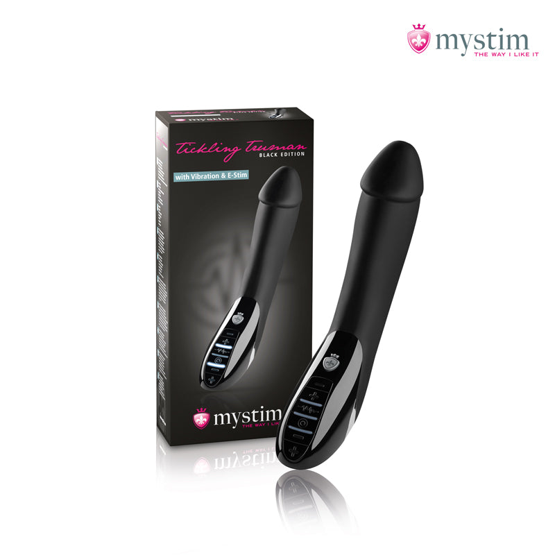 Mystim Tickling Truman E-Stim-vibrator med dubbelmotor och bäckenbottenträning