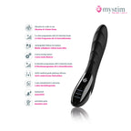 Mystim Sizzling Simon E-Stim-vibrator med dubbelmotor och bäckenbottenträning