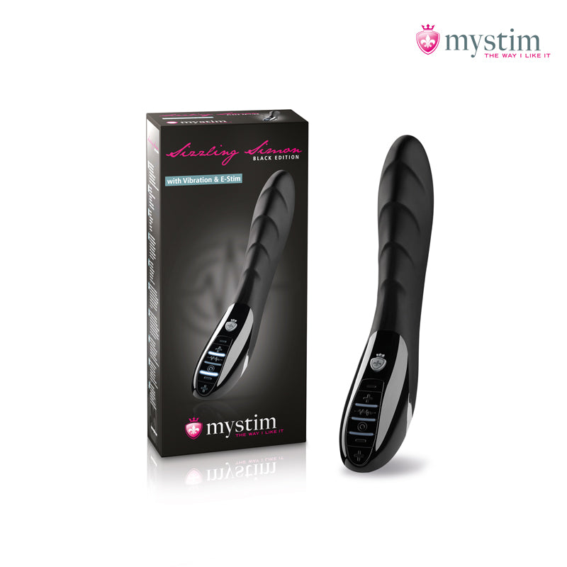 Mystim Sizzling Simon E-Stim-vibrator med dubbelmotor och bäckenbottenträning